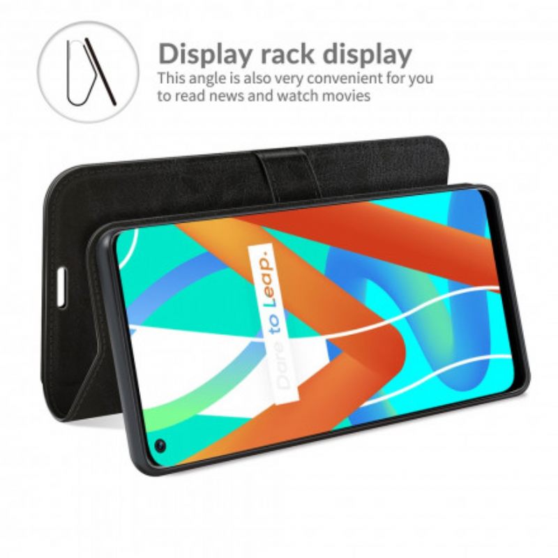 Nahkakotelo Realme 8 5G Faux Leather Ultra