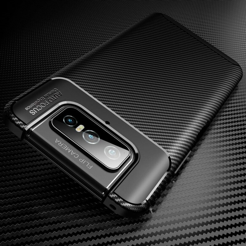 Case Asus Zenfone 7 / 7 Pro Joustava Hiilikuitu