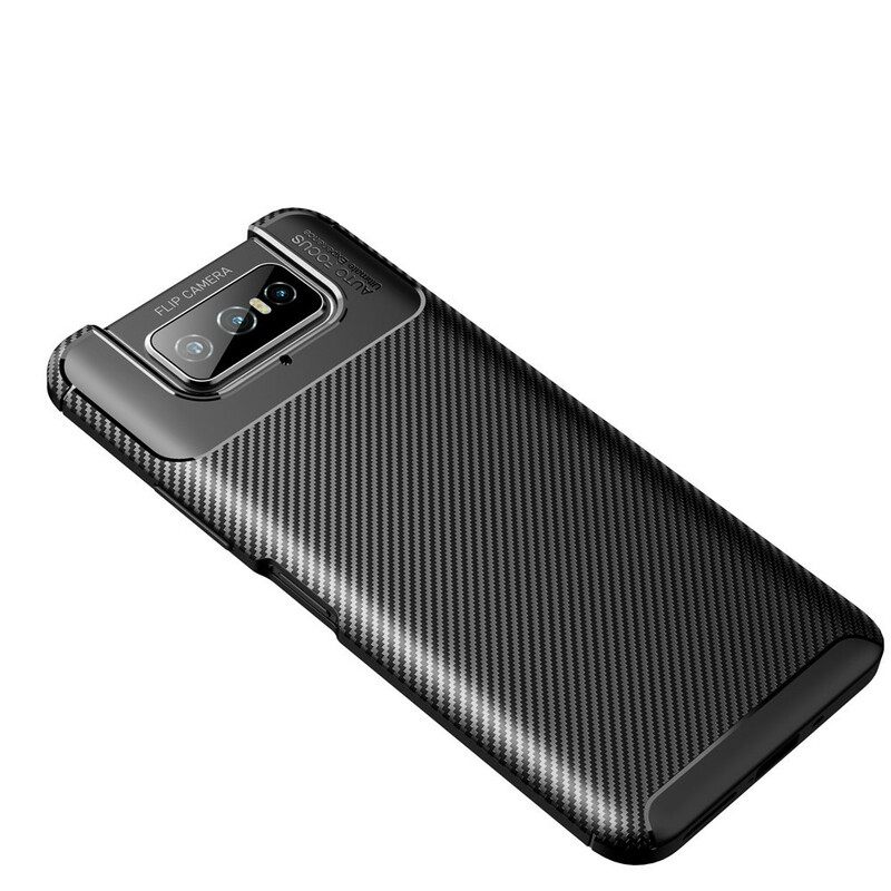 Case Asus Zenfone 7 / 7 Pro Joustava Hiilikuitu