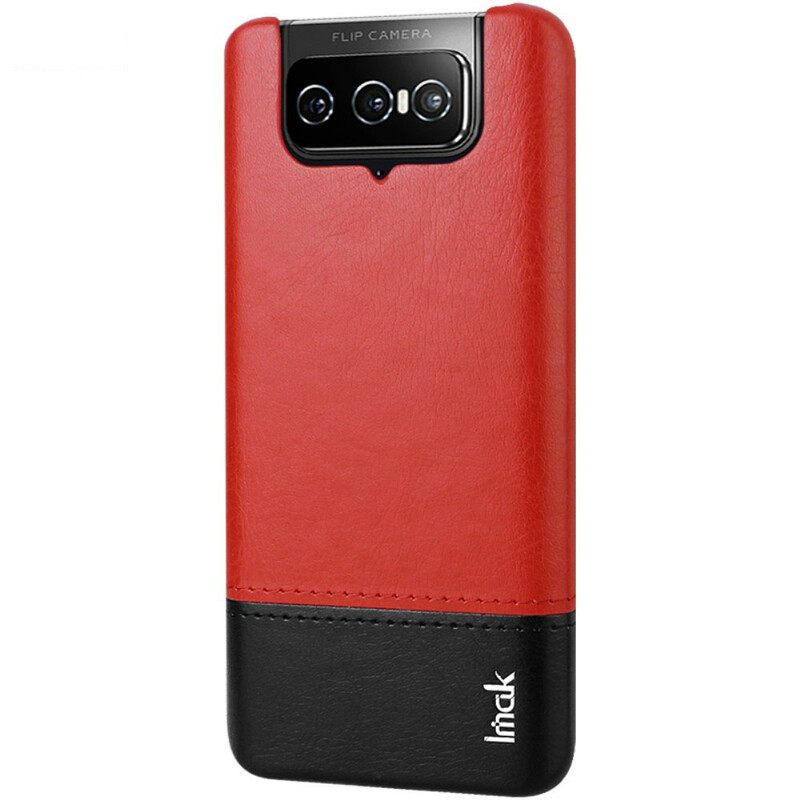 Kuori Asus Zenfone 7 / 7 Pro Imak Ruiyi Sarjan Nahkaefekti