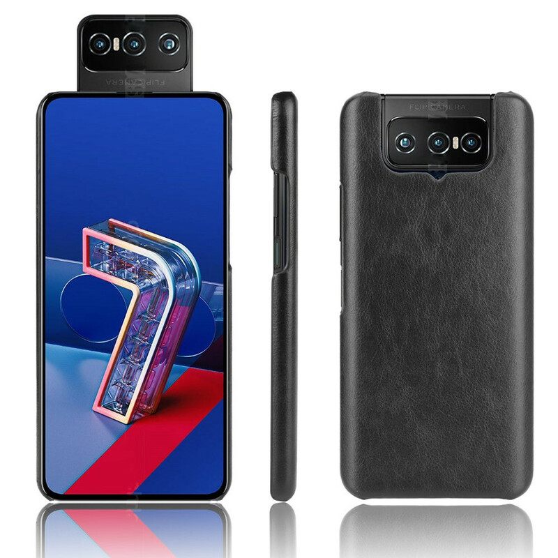 Kuori Asus Zenfone 7 / 7 Pro Litchin Nahkaefekti