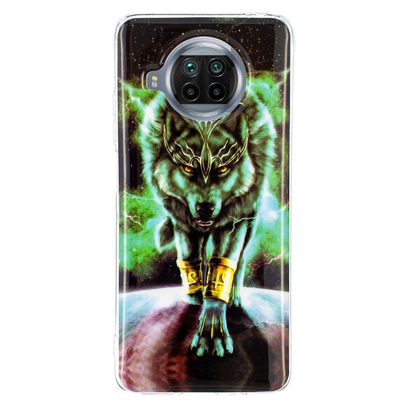 Case Xiaomi Mi 10T Lite / Redmi Note 9 Pro 5G Fluorescent Wolf Sarja