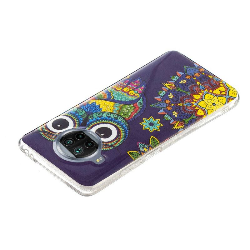 Case Xiaomi Mi 10T Lite / Redmi Note 9 Pro 5G Neon Mandala Pöllö