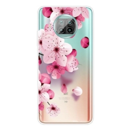 Case Xiaomi Mi 10T Lite / Redmi Note 9 Pro 5G Pienet Vaaleanpunaiset Kukat