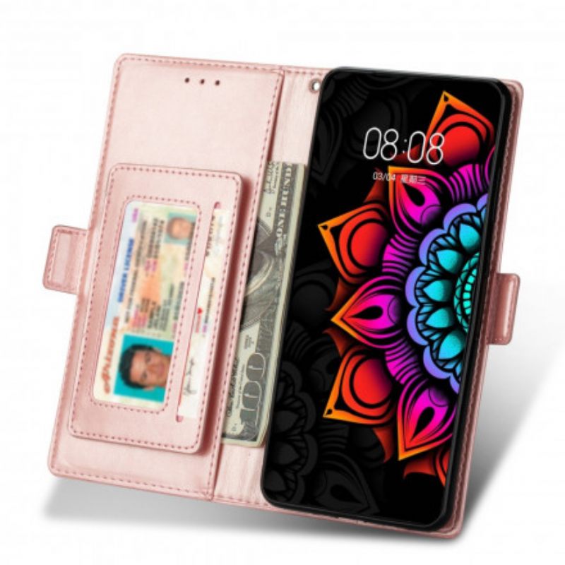 Flip Case Xiaomi Mi 10T Lite / Redmi Note 9 Pro 5G Suojaketju Kuori Strappy Mandala