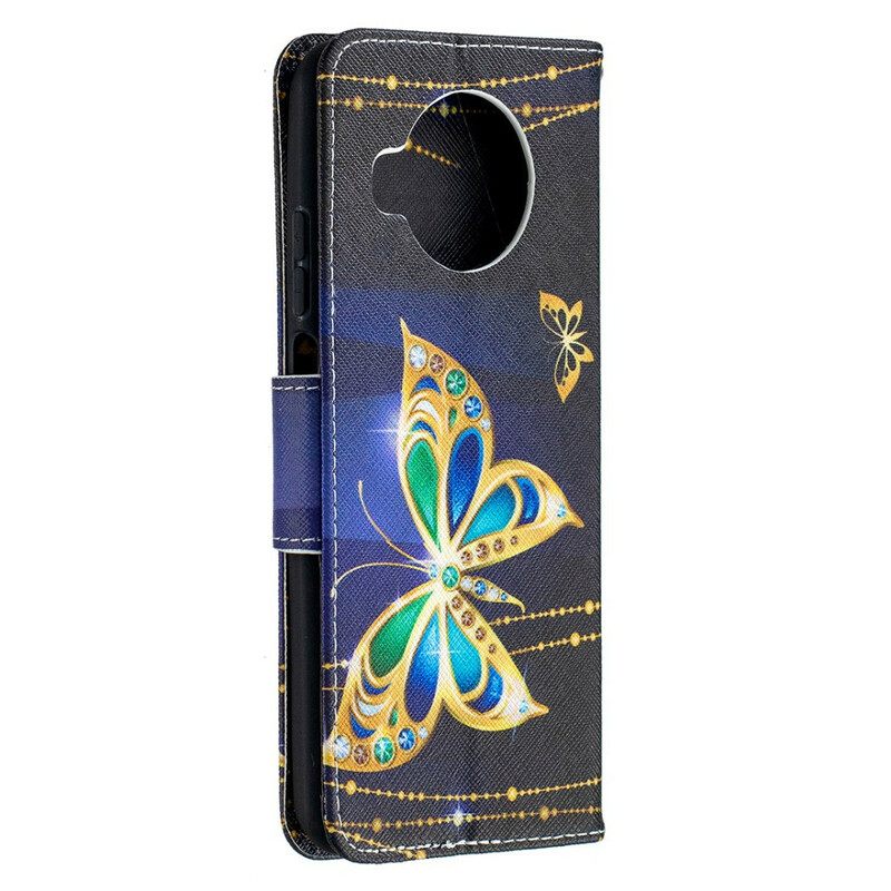 Kotelot Xiaomi Mi 10T Lite / Redmi Note 9 Pro 5G Magic Butterfly