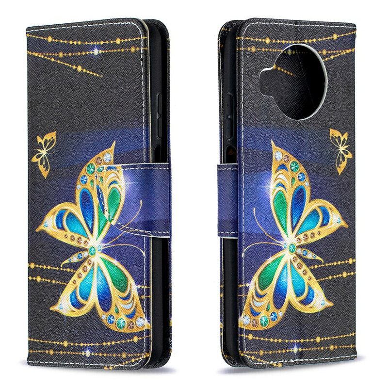 Kotelot Xiaomi Mi 10T Lite / Redmi Note 9 Pro 5G Magic Butterfly