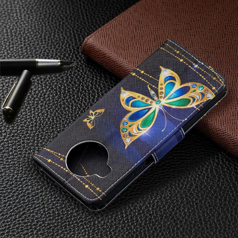 Kotelot Xiaomi Mi 10T Lite / Redmi Note 9 Pro 5G Magic Butterfly