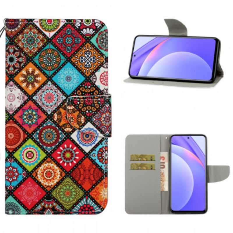 Kotelot Xiaomi Mi 10T Lite / Redmi Note 9 Pro 5G Patchwork Mandala