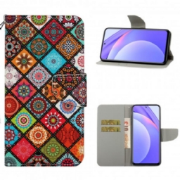 Kotelot Xiaomi Mi 10T Lite / Redmi Note 9 Pro 5G Patchwork Mandala