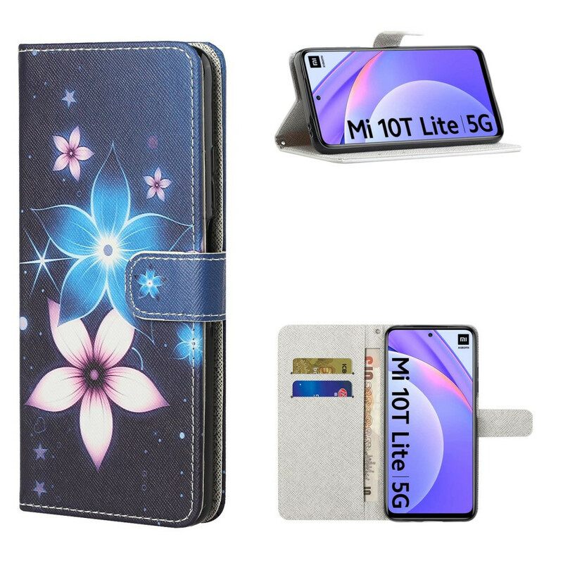 Kotelot Xiaomi Mi 10T Lite / Redmi Note 9 Pro 5G Suojaketju Kuori Lunar Strap Flowers