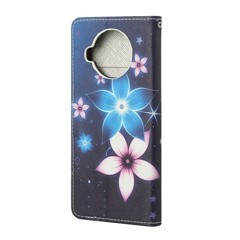 Kotelot Xiaomi Mi 10T Lite / Redmi Note 9 Pro 5G Suojaketju Kuori Lunar Strap Flowers