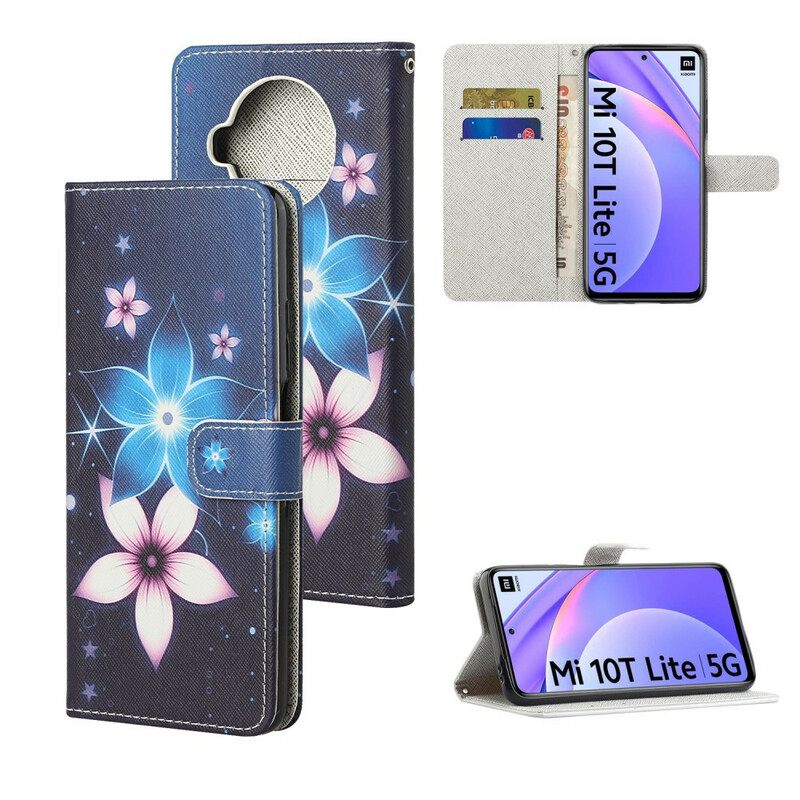 Kotelot Xiaomi Mi 10T Lite / Redmi Note 9 Pro 5G Suojaketju Kuori Lunar Strap Flowers