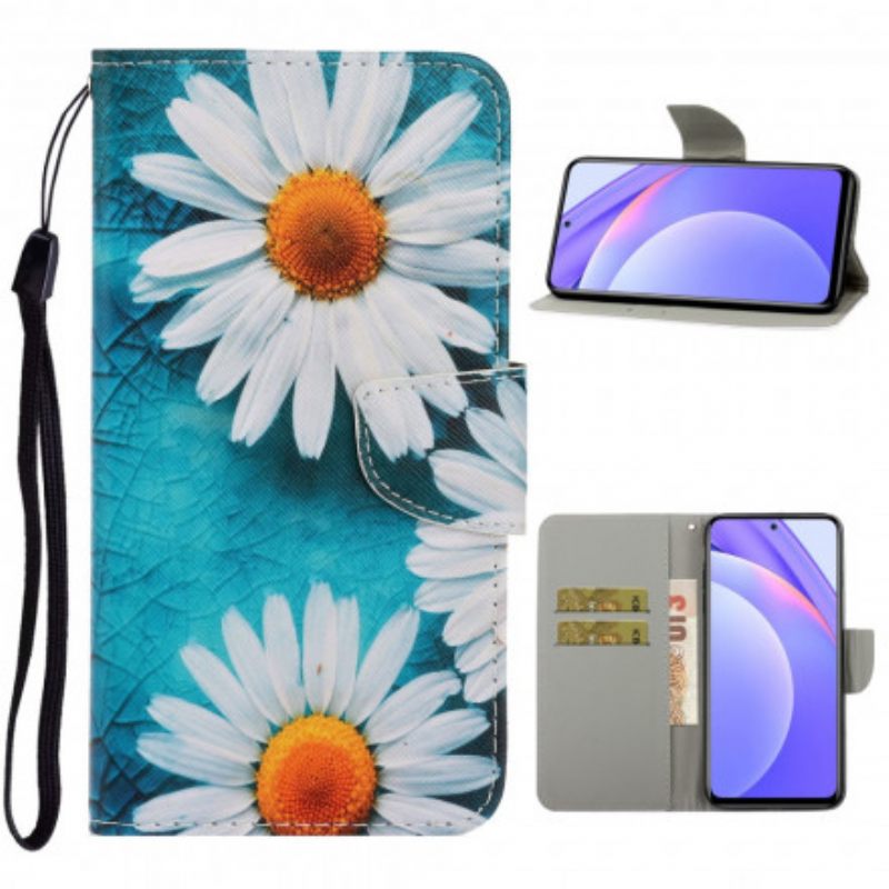 Kotelot Xiaomi Mi 10T Lite / Redmi Note 9 Pro 5G Suojaketju Kuori Thong Daisies