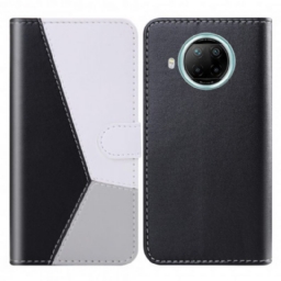 Kotelot Xiaomi Mi 10T Lite / Redmi Note 9 Pro 5G Tricolor Leather Effect