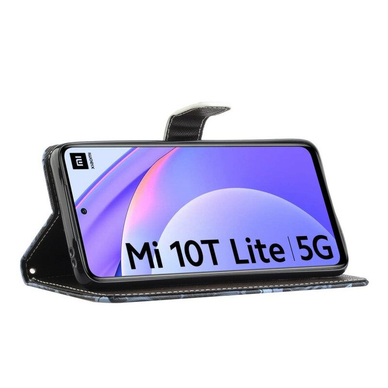 Kotelot Xiaomi Mi 10T Lite / Redmi Note 9 Pro 5G Wolf Talvella Kaulanauhan Kanssa