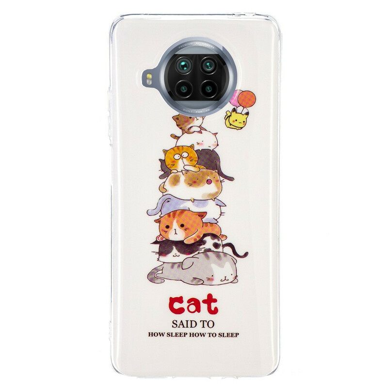 Kuori Xiaomi Mi 10T Lite / Redmi Note 9 Pro 5G Cats Neon