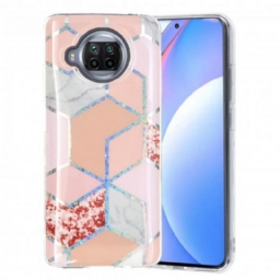 Kuori Xiaomi Mi 10T Lite / Redmi Note 9 Pro 5G Glitter Design Marble