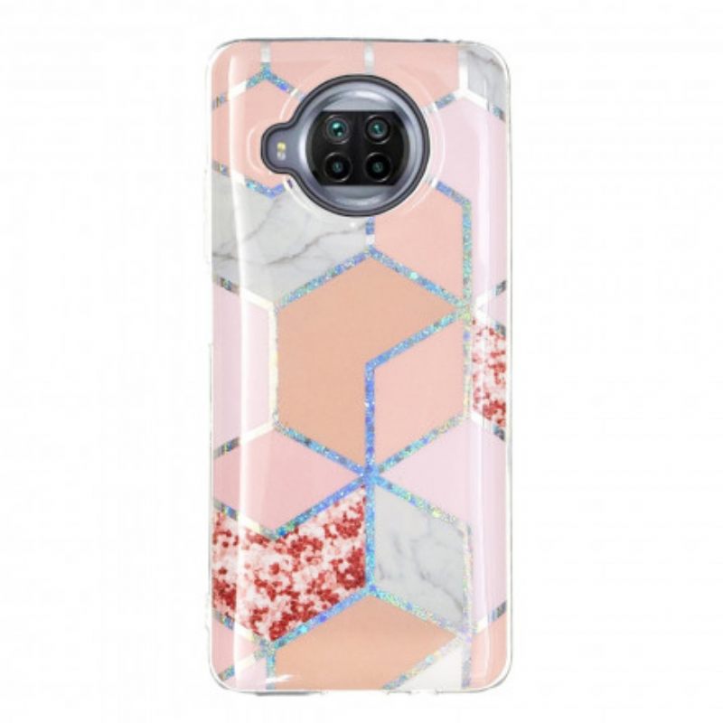 Kuori Xiaomi Mi 10T Lite / Redmi Note 9 Pro 5G Glitter Design Marble