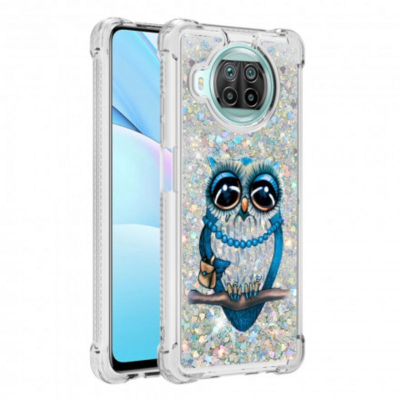 Kuori Xiaomi Mi 10T Lite / Redmi Note 9 Pro 5G Miss Owl Glitter