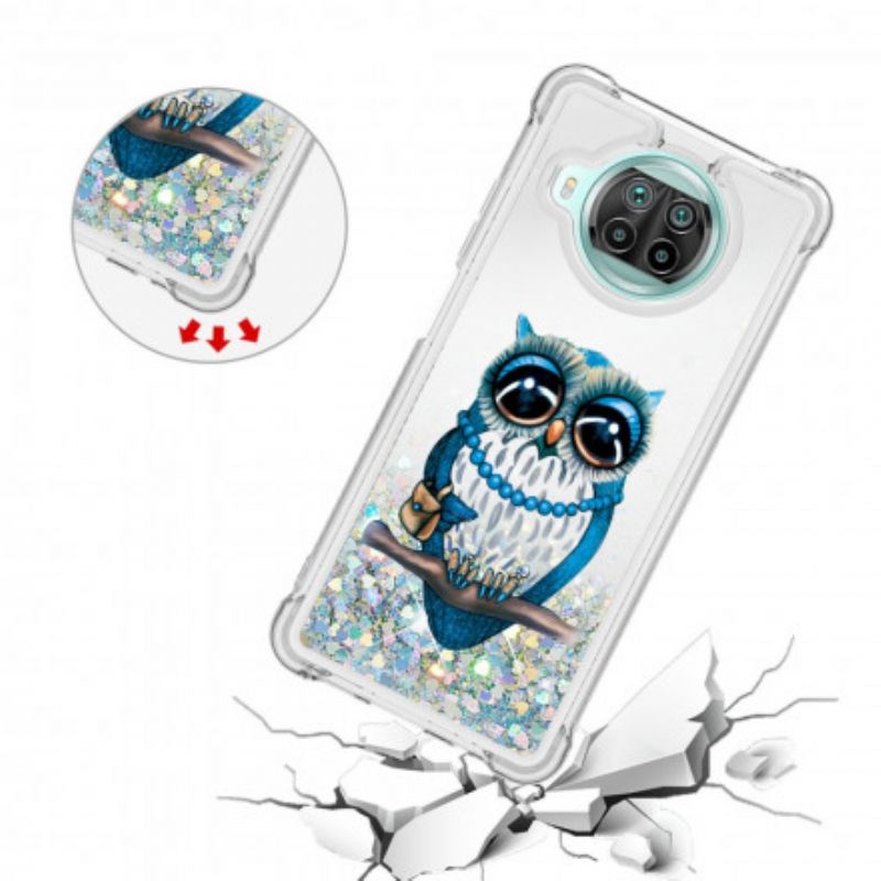 Kuori Xiaomi Mi 10T Lite / Redmi Note 9 Pro 5G Miss Owl Glitter