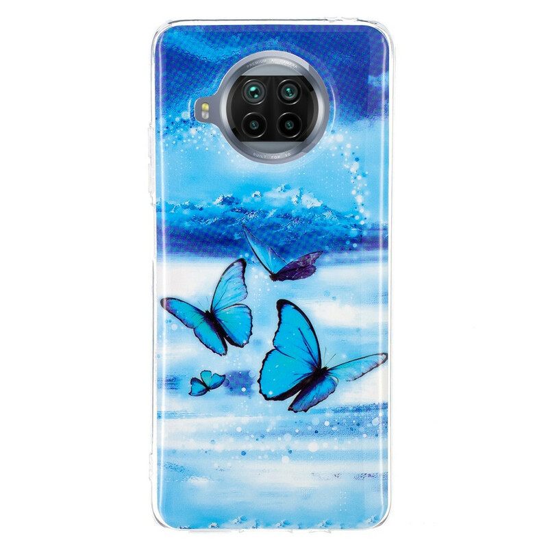 Kuori Xiaomi Mi 10T Lite / Redmi Note 9 Pro 5G Neon Butterflies Sarja