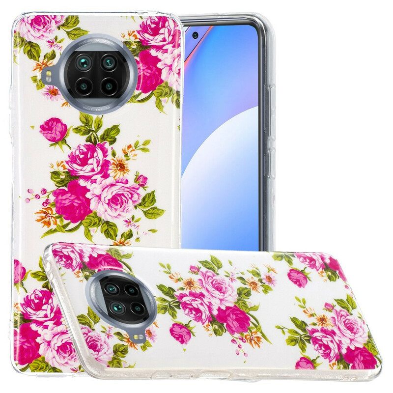 Kuori Xiaomi Mi 10T Lite / Redmi Note 9 Pro 5G Neon Liberty Flowers