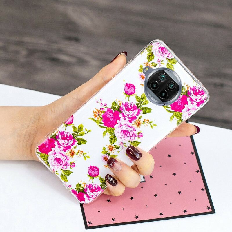 Kuori Xiaomi Mi 10T Lite / Redmi Note 9 Pro 5G Neon Liberty Flowers