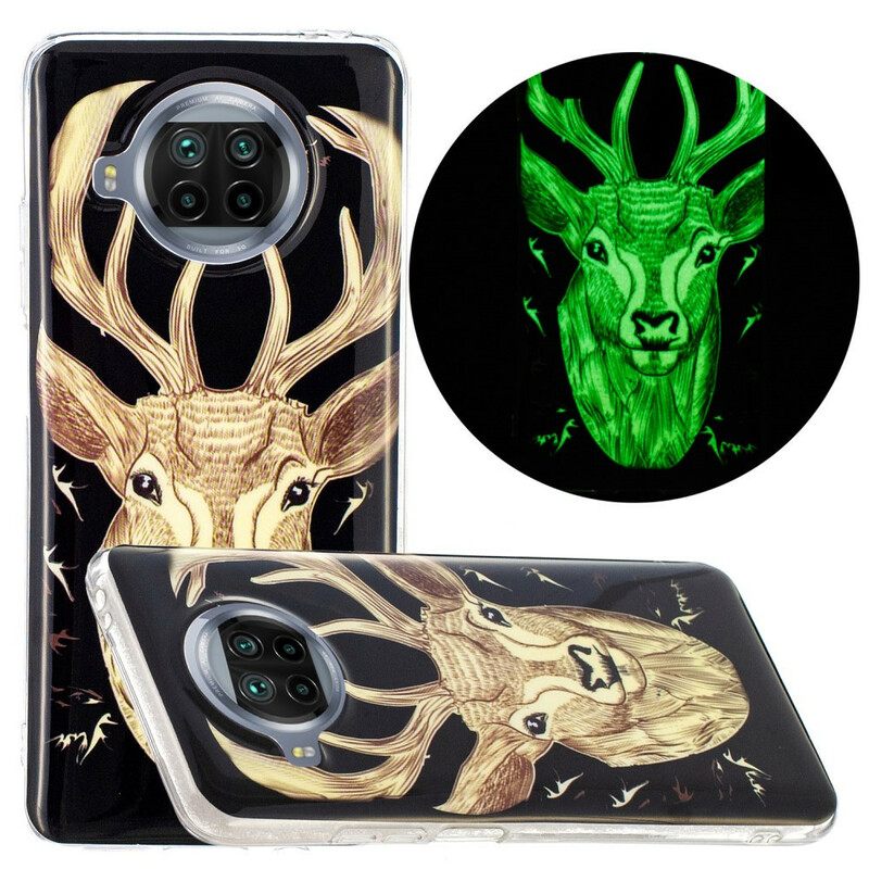 Kuori Xiaomi Mi 10T Lite / Redmi Note 9 Pro 5G Neon Majestic Deer