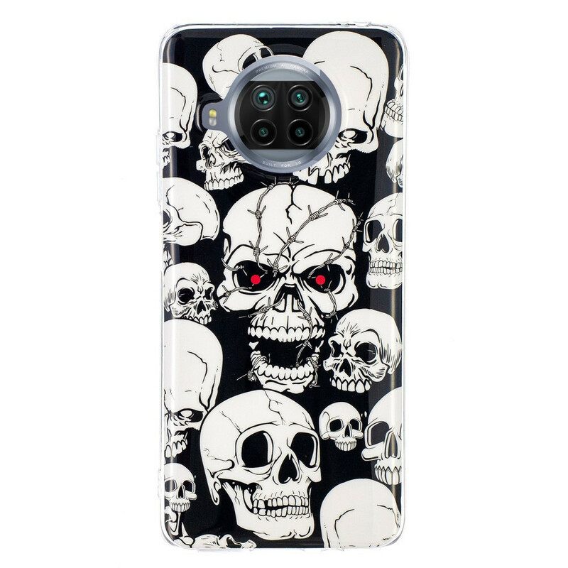 Kuori Xiaomi Mi 10T Lite / Redmi Note 9 Pro 5G Neon Skulls