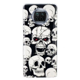 Kuori Xiaomi Mi 10T Lite / Redmi Note 9 Pro 5G Neon Skulls