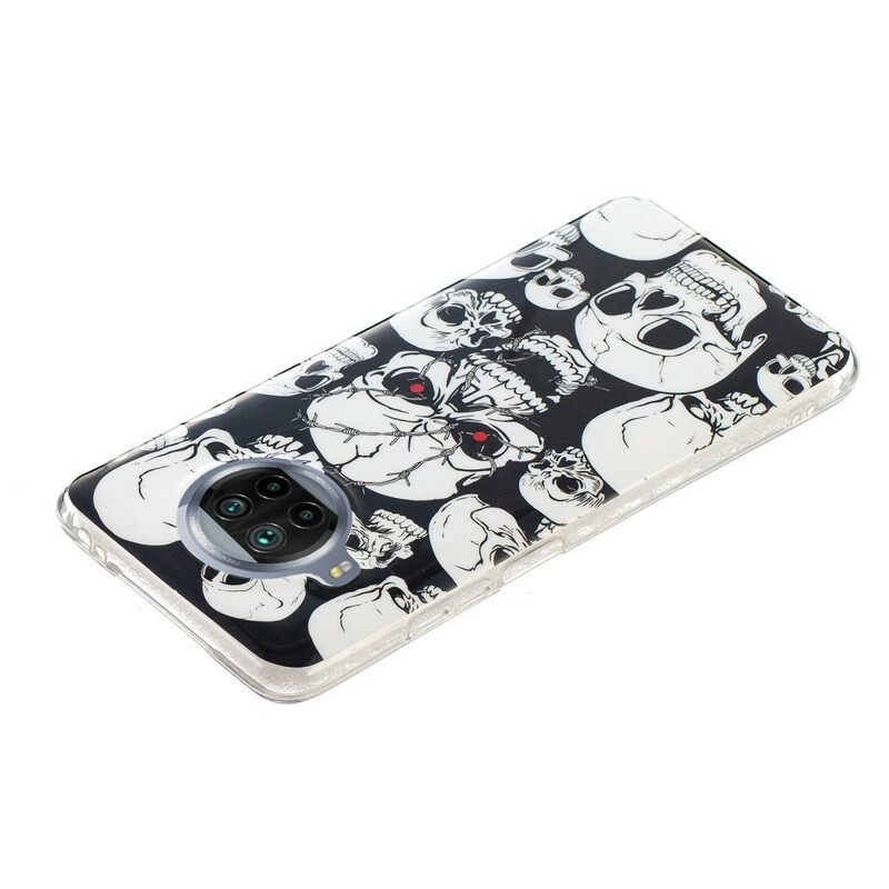 Kuori Xiaomi Mi 10T Lite / Redmi Note 9 Pro 5G Neon Skulls