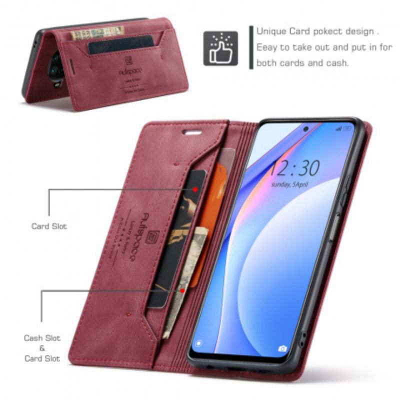 Puhelinkuoret Xiaomi Mi 10T Lite / Redmi Note 9 Pro 5G Kotelot Flip Autspace Rfid-sarja