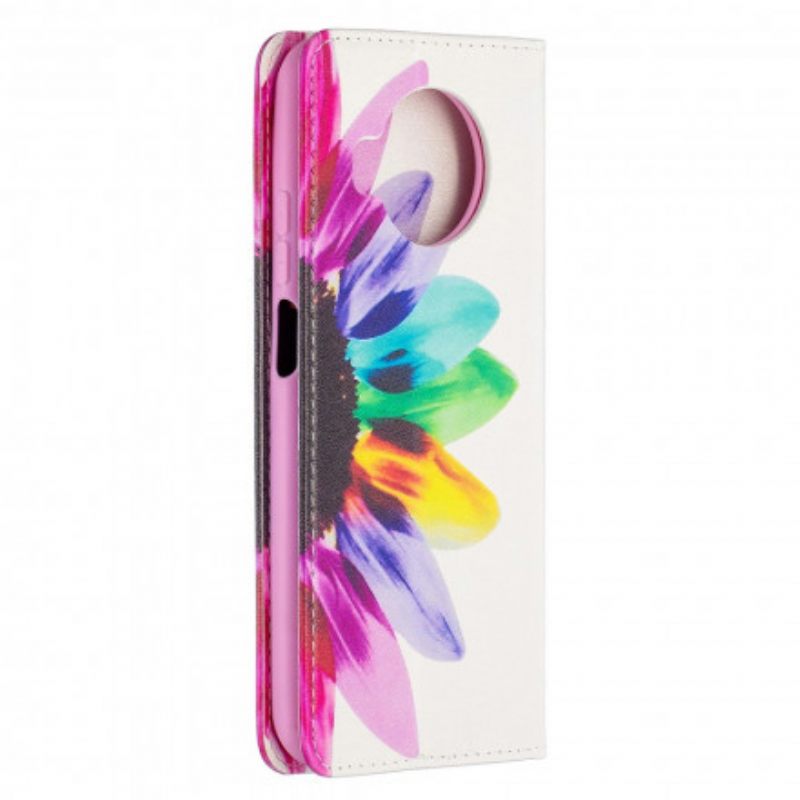 Puhelinkuoret Xiaomi Mi 10T Lite / Redmi Note 9 Pro 5G Kotelot Flip Flower Watercolour