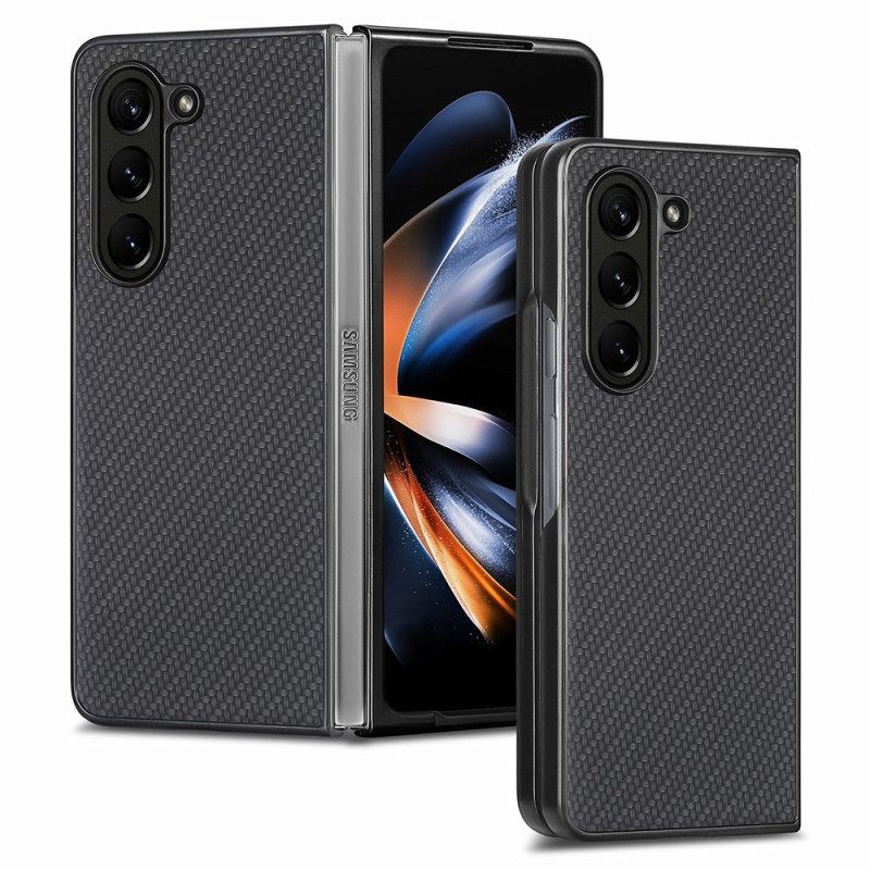 Case Samsung Galaxy Z Fold 5 Puhelinkuoret Klassinen Hiilikuitu