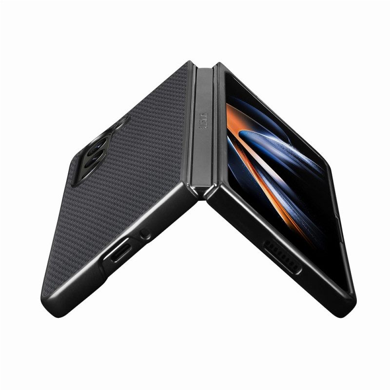 Case Samsung Galaxy Z Fold 5 Puhelinkuoret Klassinen Hiilikuitu