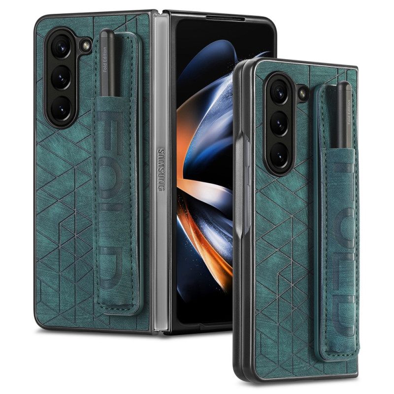 Case Samsung Galaxy Z Fold 5 Puhelinkuoret Kynän Pidike Hihnalla