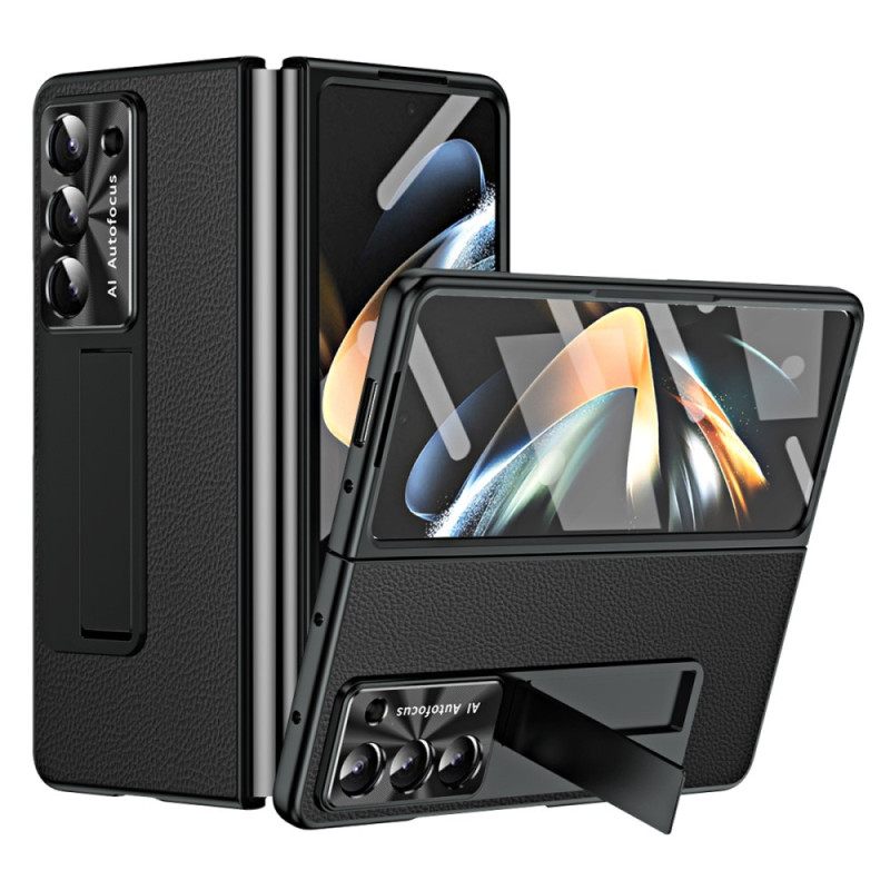 Case Samsung Galaxy Z Fold 5 Puhelinkuoret Litchin Nahkatuki