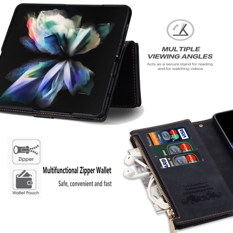 Kotelot Samsung Galaxy Z Fold 5 Kolikkolaukku Hihnalla