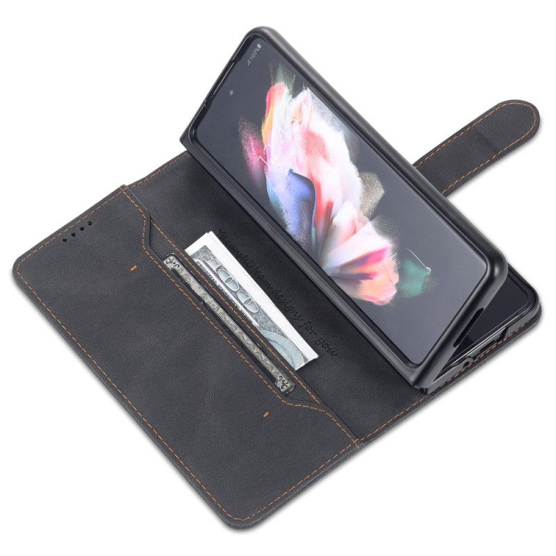 Kuoret Samsung Galaxy Z Fold 5 Azns-nahkaefekti