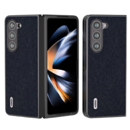 Kuori Samsung Galaxy Z Fold 5 Aitoa Abeel-kudottua Nahkaa Suojakuori