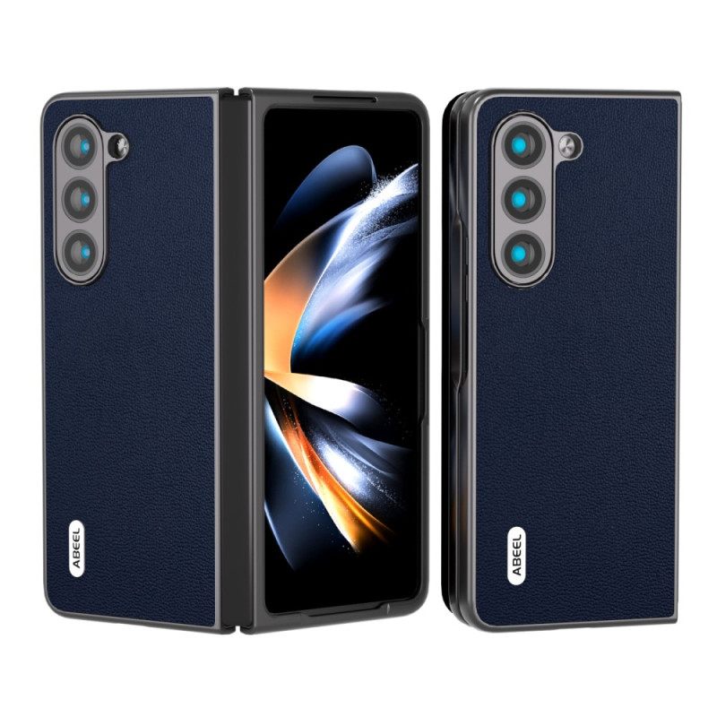 Puhelinkuoret Samsung Galaxy Z Fold 5 Aitoa Abeel-nahkaa