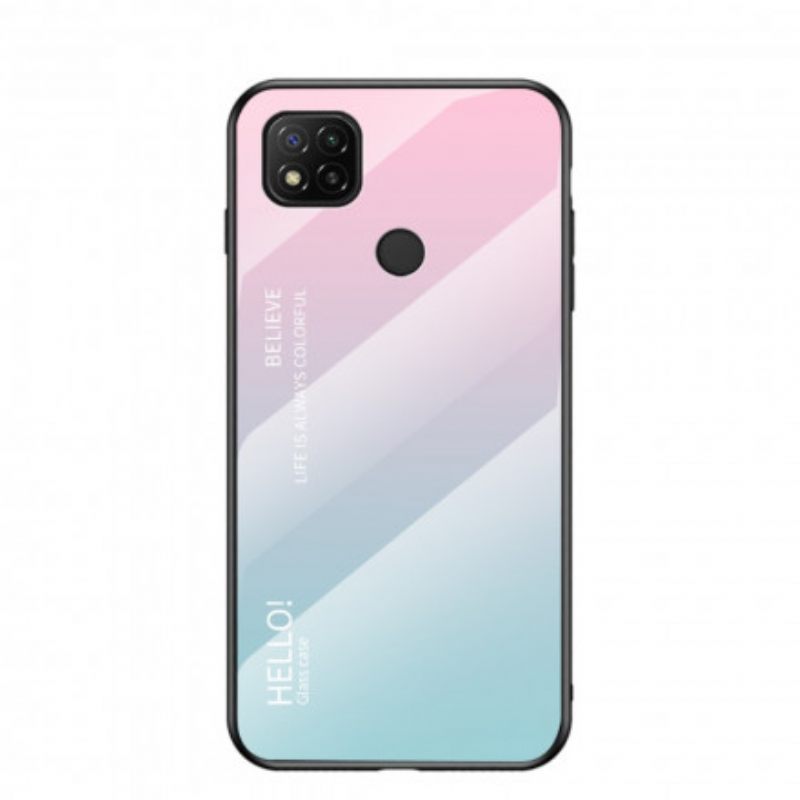 Case Xiaomi Redmi 9C Tempered Glass Hei