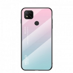 Case Xiaomi Redmi 9C Tempered Glass Hei