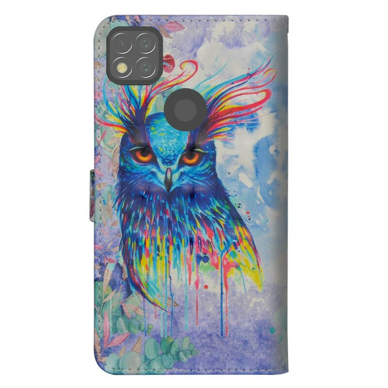 Flip Case Xiaomi Redmi 9C Bird Watercolour