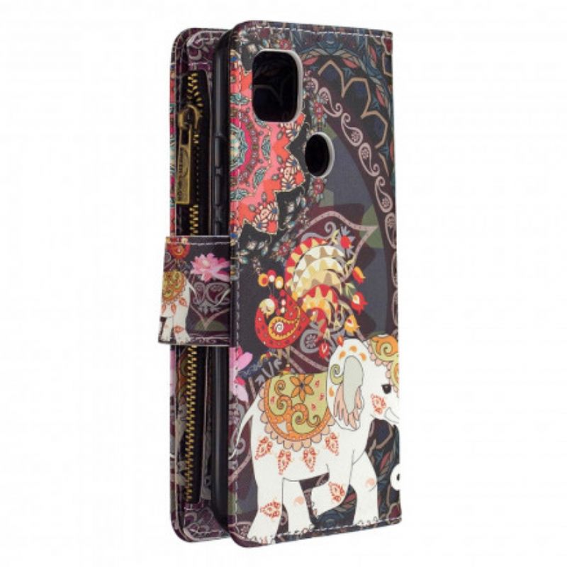 Flip Case Xiaomi Redmi 9C Elephant Vetoketjutasku