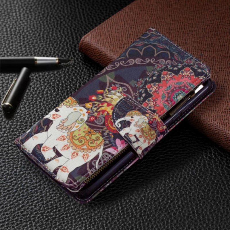 Flip Case Xiaomi Redmi 9C Elephant Vetoketjutasku