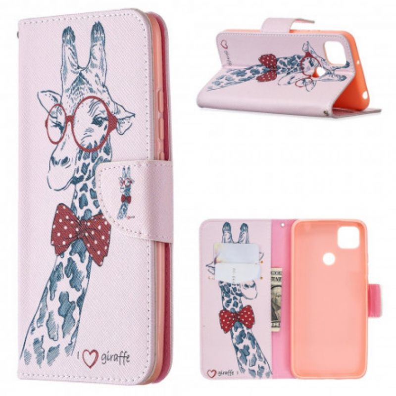 Kotelot Xiaomi Redmi 9C Brainy Giraffe