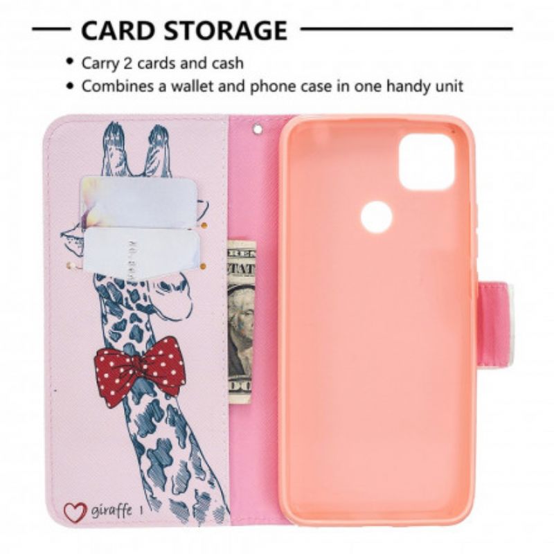 Kotelot Xiaomi Redmi 9C Brainy Giraffe