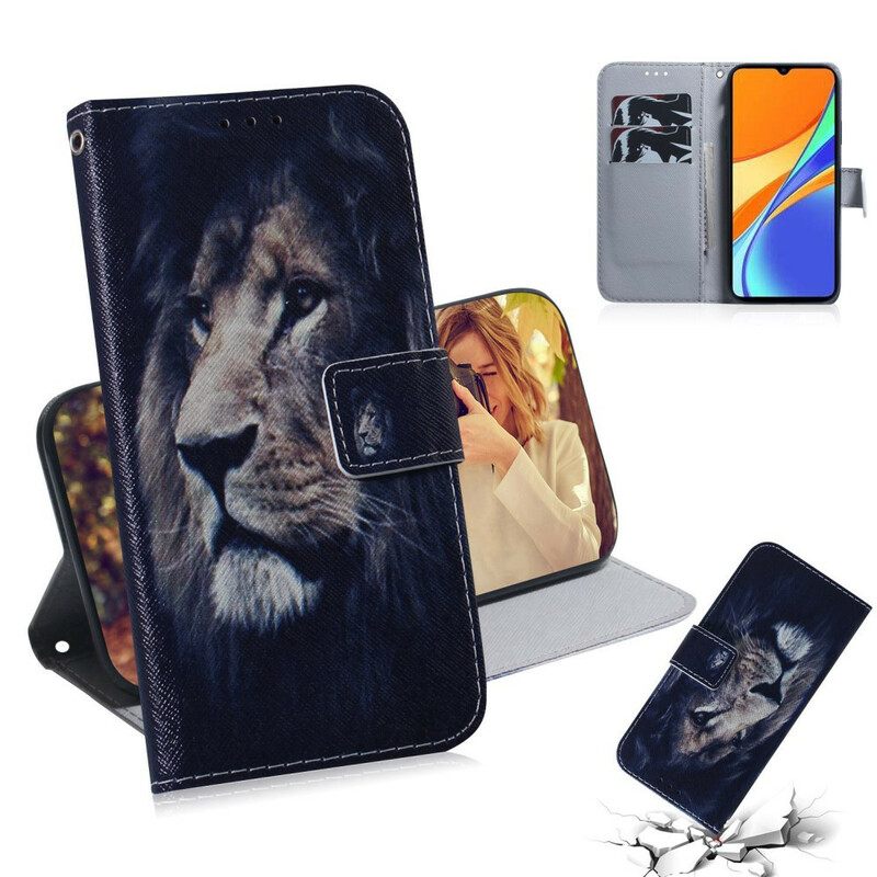 Kotelot Xiaomi Redmi 9C Dreaming Lion